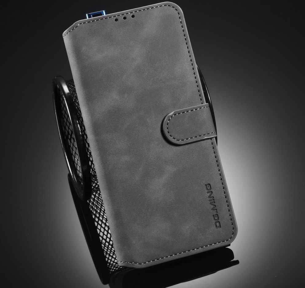 Xiaomi Poco F2 Pro Retro Portemonnee Hoesje Grijs afbeelding 8