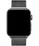 Apple Watch 45MM / 44MM / 42MM Bandje Milanese Magneetsluiting Grijs
