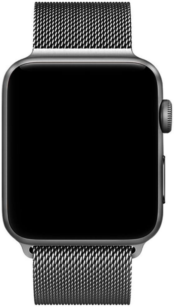 Apple Watch 1-9/SE/Ultra 49/45/44/42MM Bandje Magneetsluiting Grijs afbeelding 2