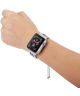 Apple Watch 45MM / 44MM / 42MM Bandje Luxe en Sierlijk Metalen Armband Zilver