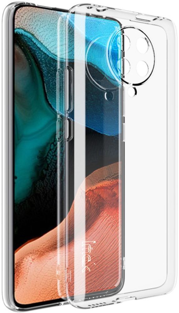 IMAK UX-5 Xiaomi Poco F2 Pro Hoesje Flexibel en Dun TPU Transparant afbeelding 1