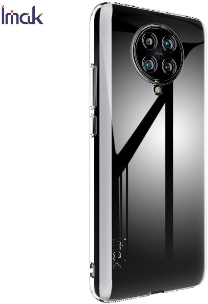 IMAK UX-5 Xiaomi Poco F2 Pro Hoesje Flexibel en Dun TPU Transparant afbeelding 3