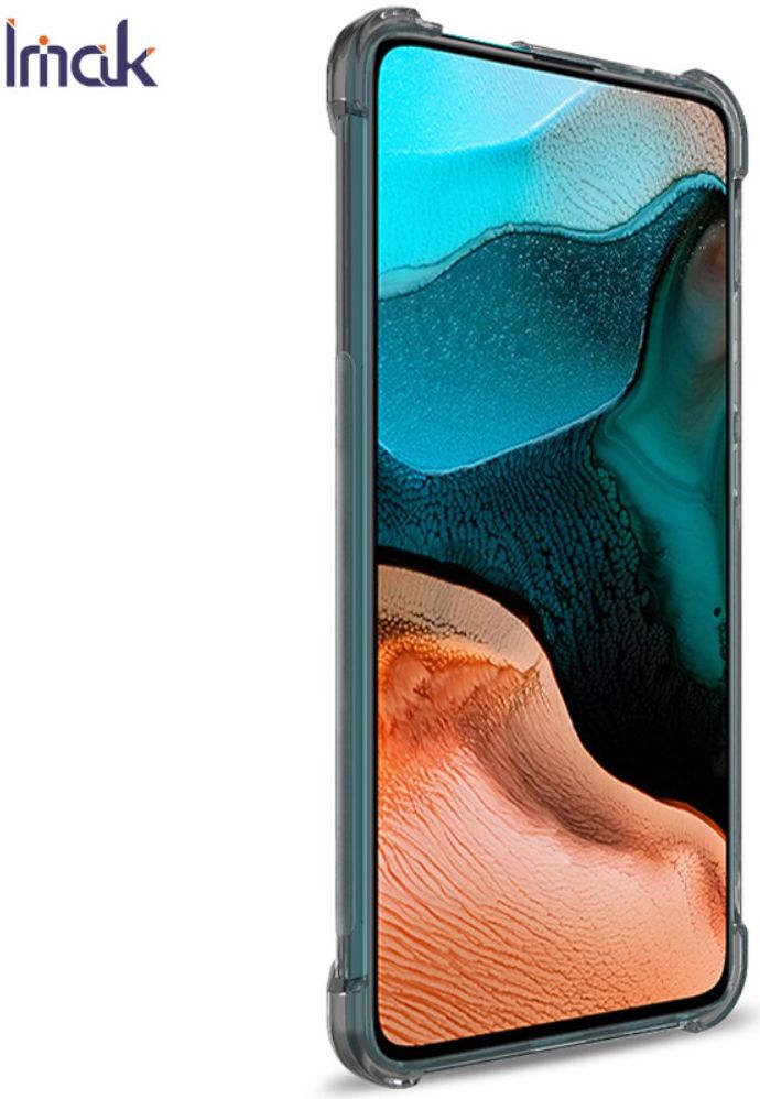 IMAK Xiaomi Poco F2 Pro Hoesje met Screenprotector Transparant Zwart afbeelding 4