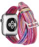 Apple Watch 45MM / 44MM / 42MM Bandje Gevlochten Armband Kunstleer Kleuren
