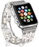 Apple Watch 1-9/SE 41/40/38MM Bandje Kralen en Parel Armband