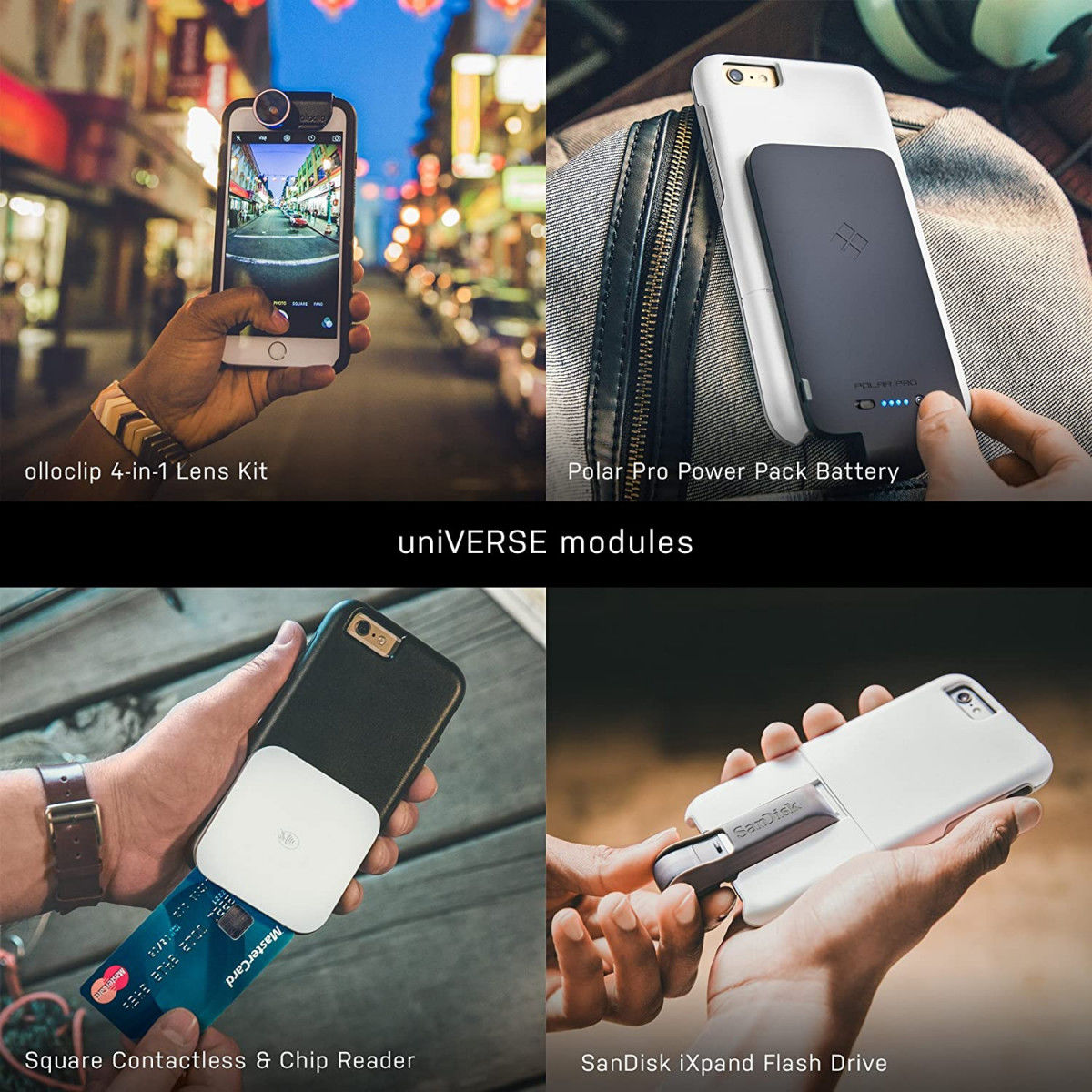 OtterBox uniVERSE Series iPhone SE (2020/2022) / 8 / 7 Hoesje Zwart afbeelding 4
