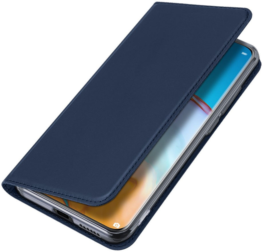 Dux Ducis Skin Pro Series Huawei P40 Pro Hoesje Portemonnee Blauw afbeelding 1