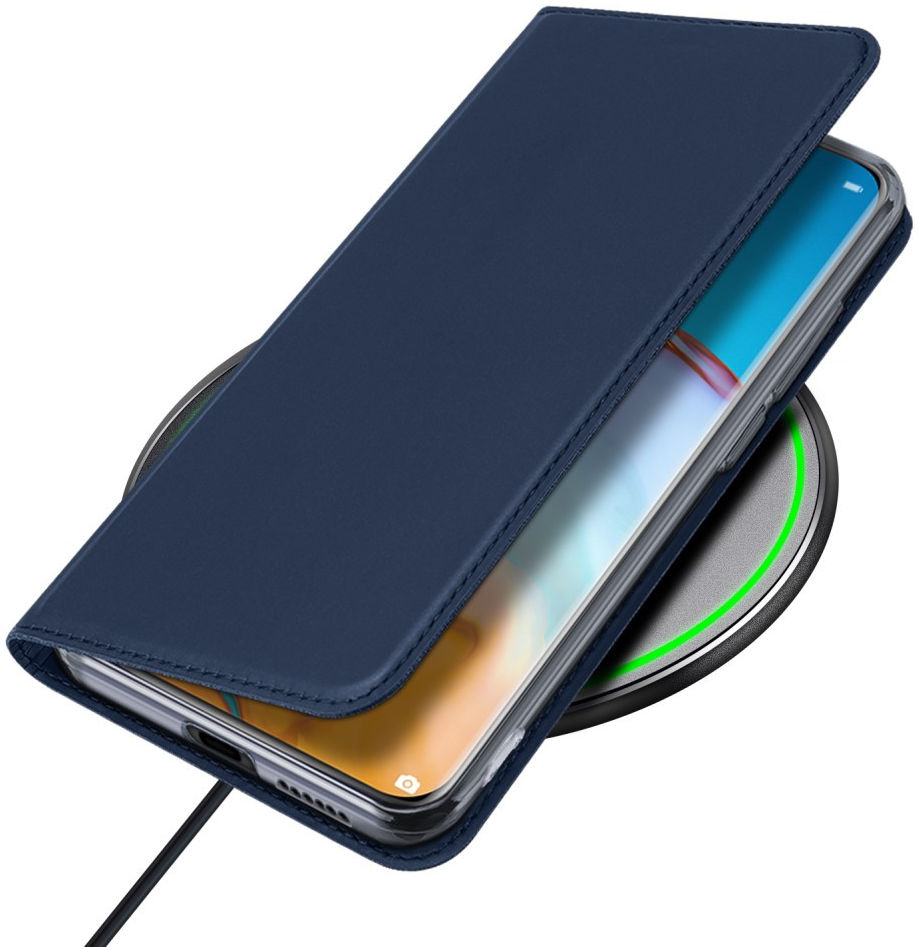 Dux Ducis Skin Pro Series Huawei P40 Pro Hoesje Portemonnee Blauw afbeelding 7