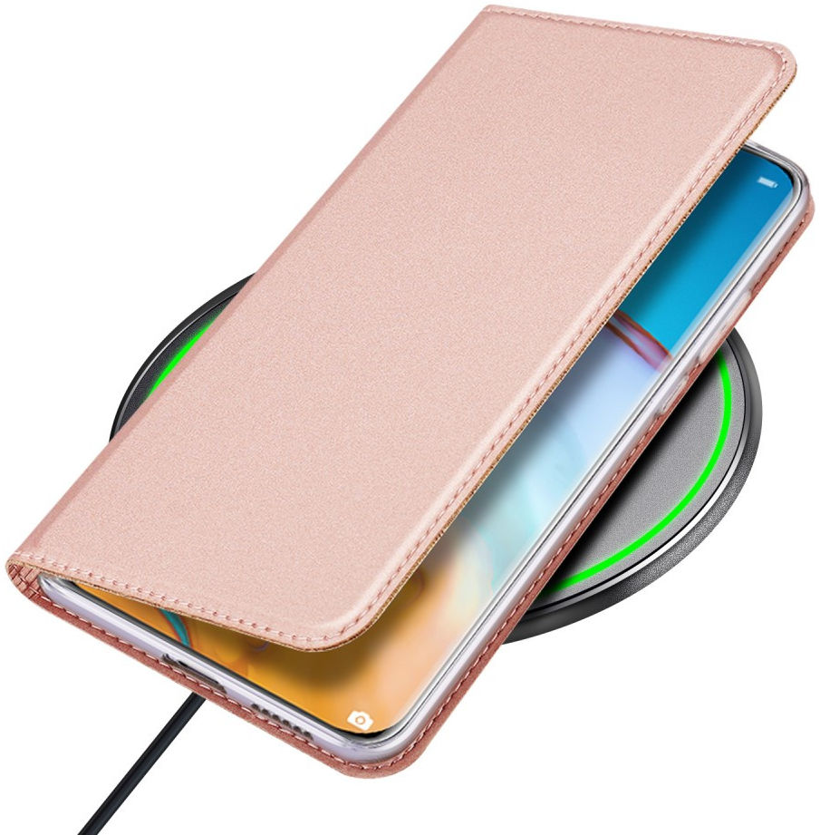 Dux Ducis Skin Pro Series Huawei P40 Pro Hoesje Portemonnee Roze afbeelding 7