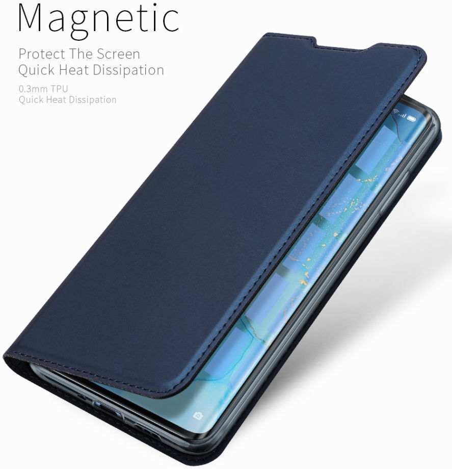 Dux Ducis Skin Pro Series Oppo Find X2 Neo Hoesje Portemonnee Blauw afbeelding 14