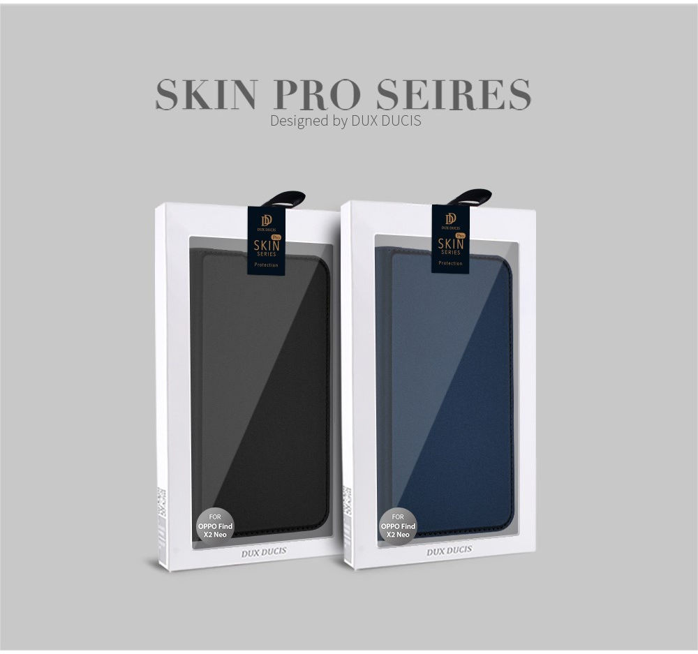 Dux Ducis Skin Pro Series Oppo Find X2 Neo Hoesje Portemonnee Blauw afbeelding 21