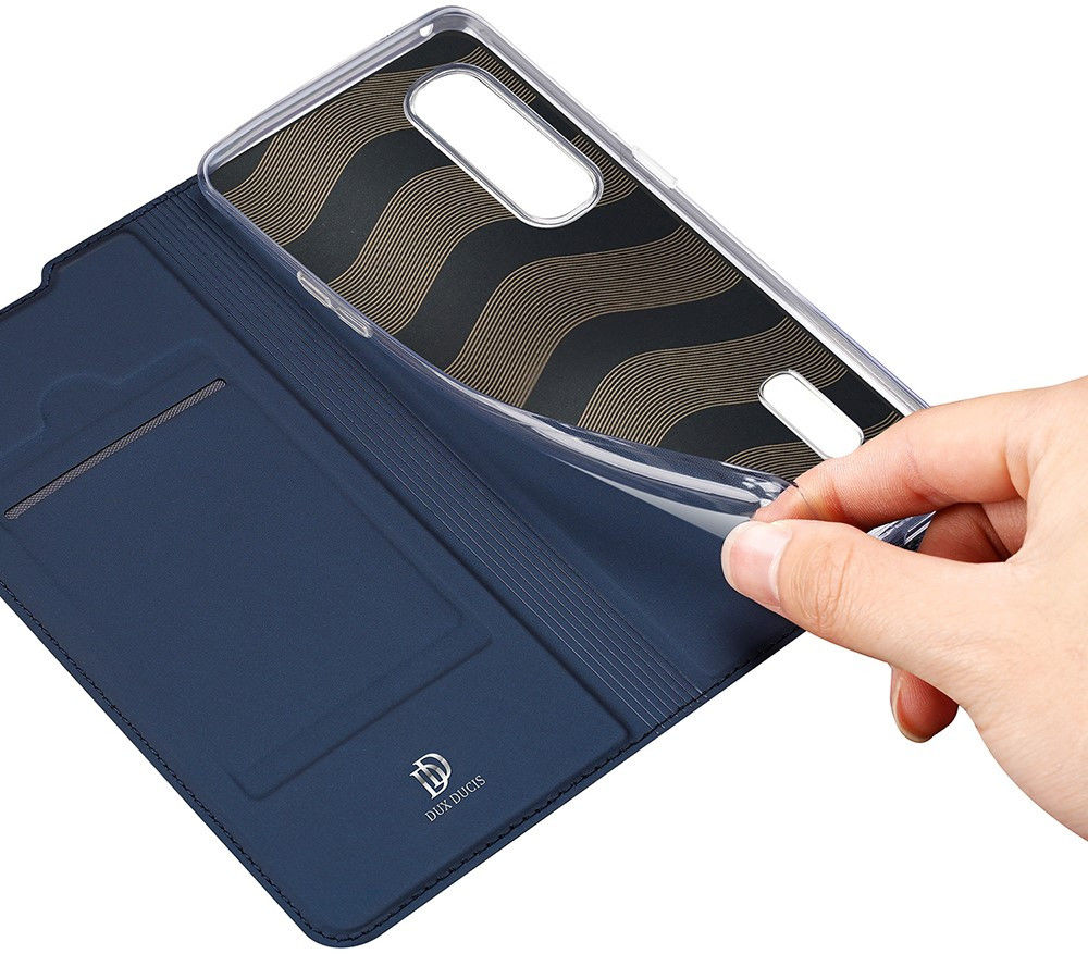 Dux Ducis Skin Pro Series Oppo Find X2 Pro Hoesje Portemonnee Blauw afbeelding 9