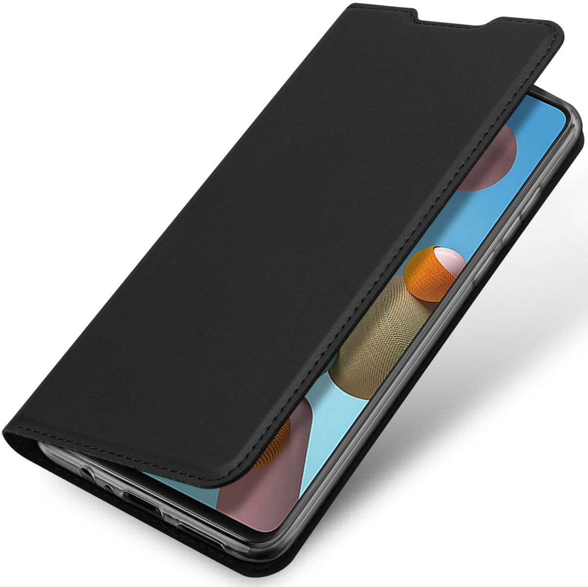 Dux Ducis Skin Pro Series Samsung Galaxy A21s Hoesje Portemonnee Zwart afbeelding 1