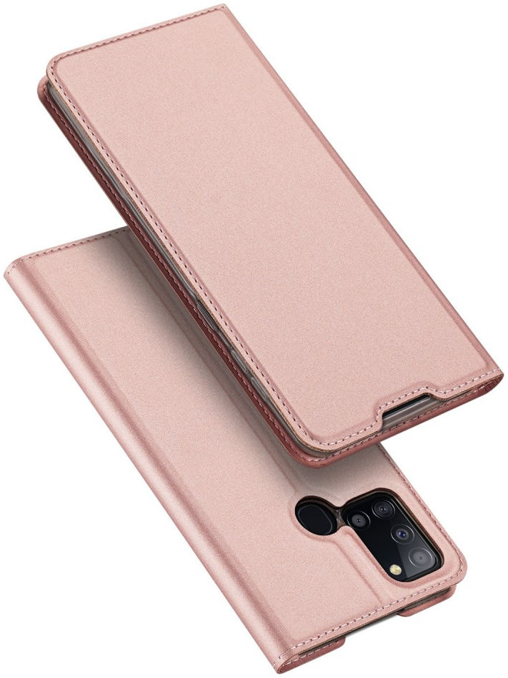 Dux Ducis Skin Pro Series Samsung Galaxy A21s Hoesje Portemonnee Roze afbeelding 2