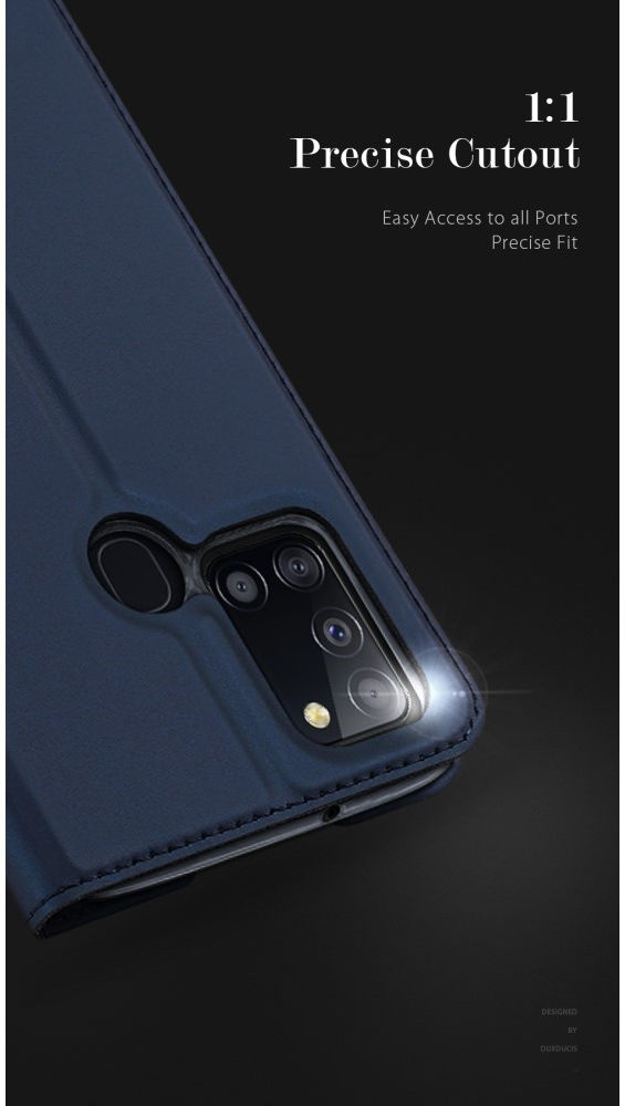Dux Ducis Skin Pro Series Samsung Galaxy A21s Hoesje Portemonnee Roze afbeelding 15