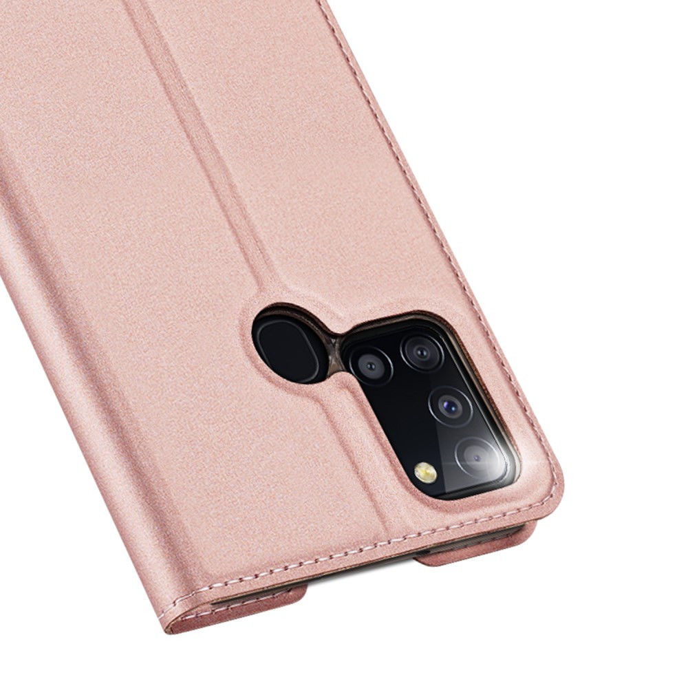 Dux Ducis Skin Pro Series Samsung Galaxy A21s Hoesje Portemonnee Roze afbeelding 5