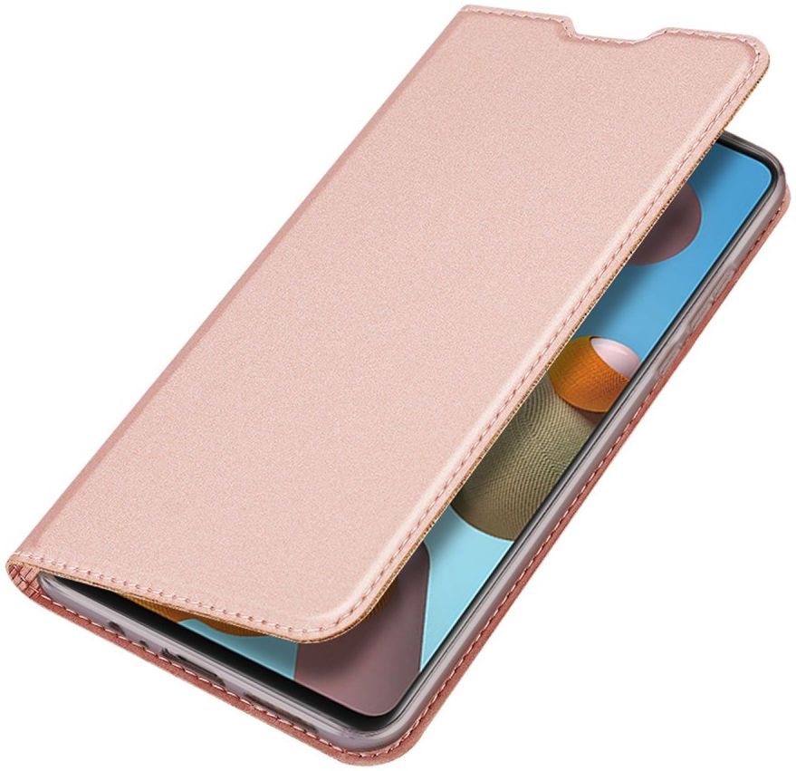Dux Ducis Skin Pro Series Samsung Galaxy A21s Hoesje Portemonnee Roze afbeelding 1