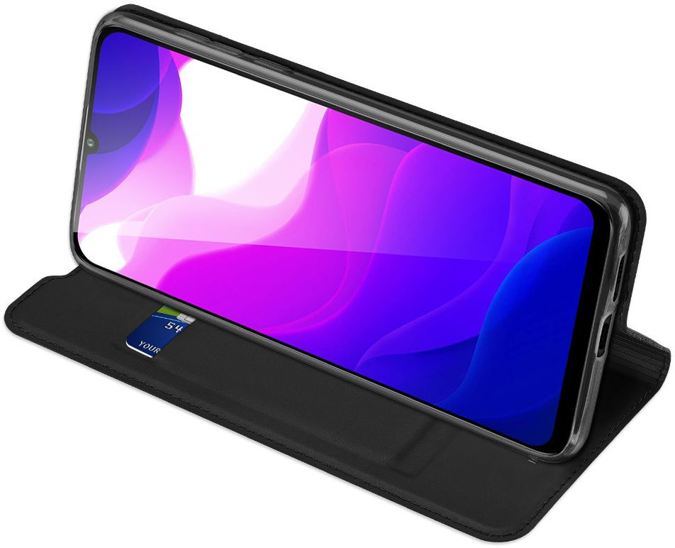 Dux Ducis Skin Pro Series Xiaomi Mi 10 Lite Hoesje Portemonnee Zwart afbeelding 2