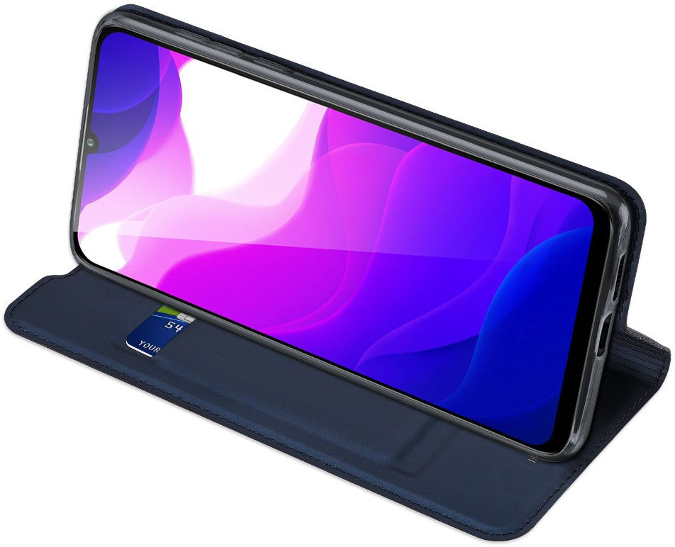Dux Ducis Skin Pro Series Xiaomi Mi 10 Lite Hoesje Portemonnee Blauw afbeelding 2
