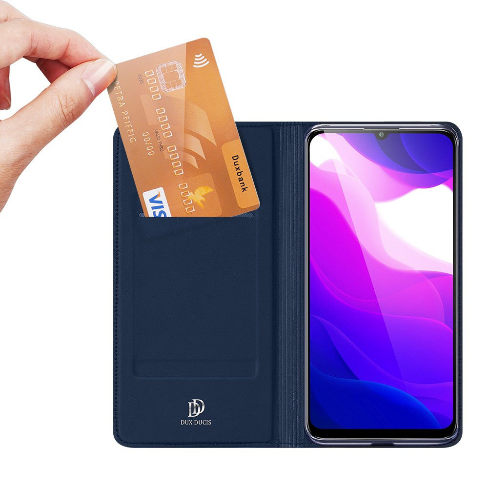 Dux Ducis Skin Pro Series Xiaomi Mi 10 Lite Hoesje Portemonnee Blauw afbeelding 5
