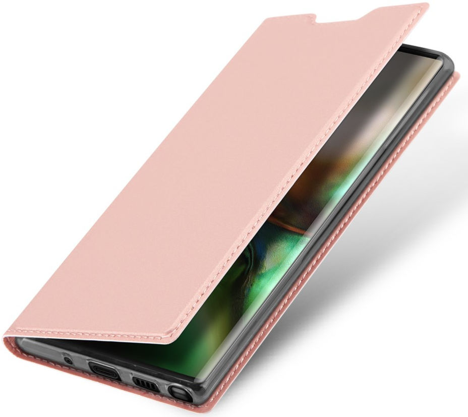 Dux Ducis Skin Pro Series Xiaomi Note 10 Pro Hoesje Portemonnee Roze afbeelding 1