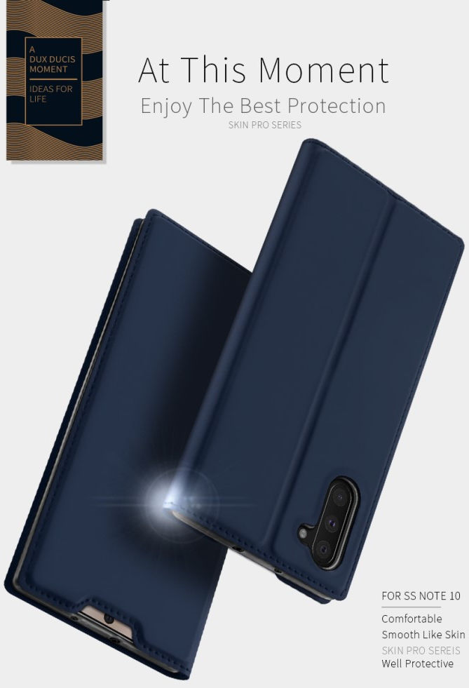 Dux Ducis Skin Pro Series Xiaomi Note 10 Pro Hoesje Portemonnee Roze afbeelding 12
