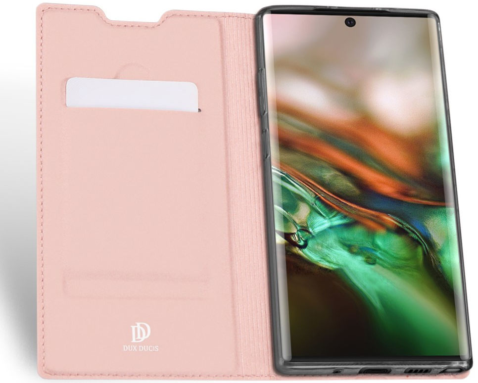 Dux Ducis Skin Pro Series Xiaomi Note 10 Pro Hoesje Portemonnee Roze afbeelding 2