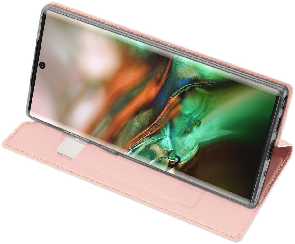 Dux Ducis Skin Pro Series Xiaomi Note 10 Pro Hoesje Portemonnee Roze afbeelding 4