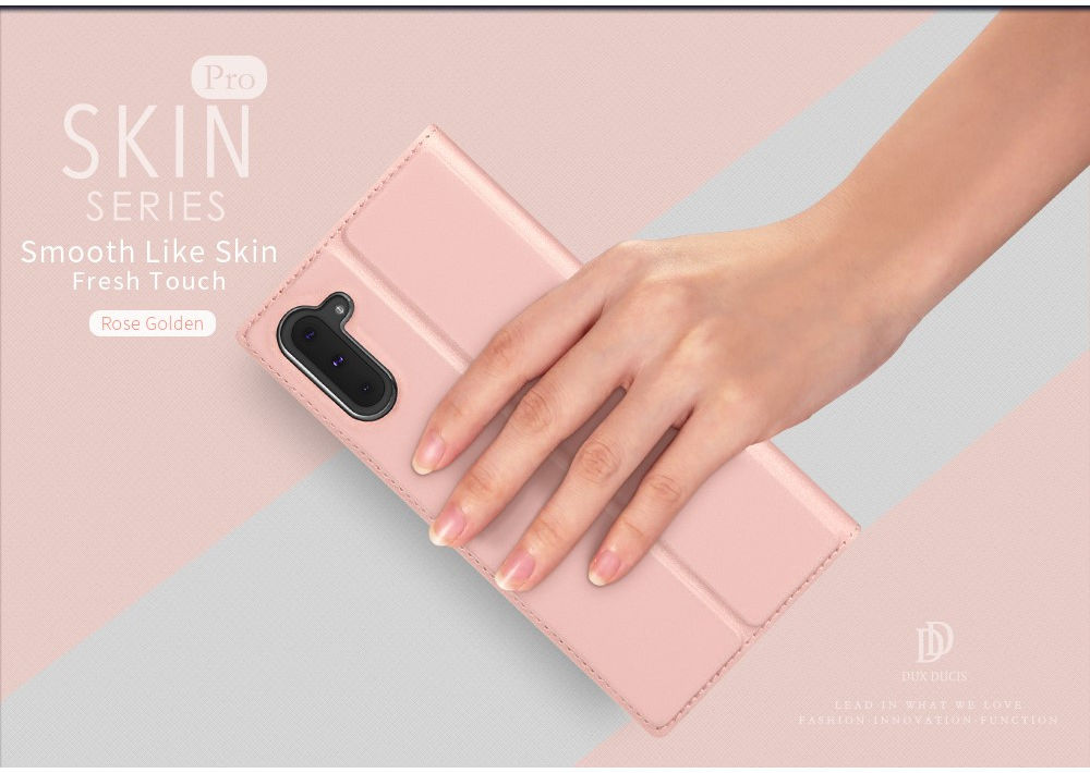 Dux Ducis Skin Pro Series Xiaomi Note 10 Pro Hoesje Portemonnee Roze afbeelding 9
