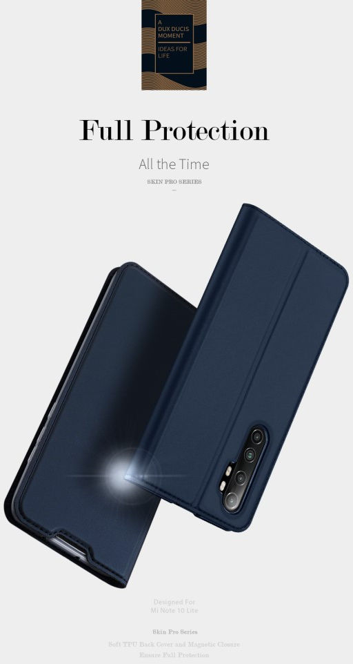 Dux Ducis Skin Pro Series Xiaomi Note 10 Lite Hoesje Portemonnee Blauw afbeelding 12