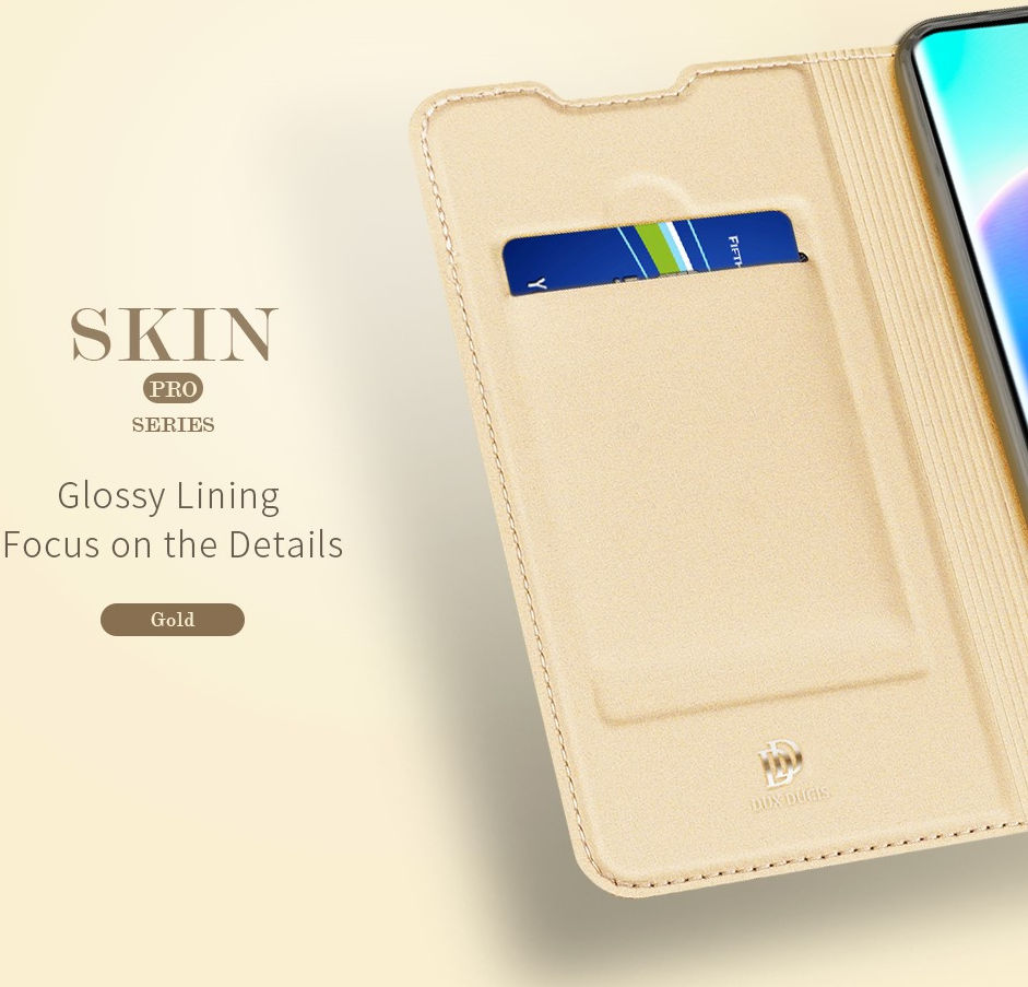 Dux Ducis Skin Pro Series Xiaomi Note 10 Lite Hoesje Portemonnee Blauw afbeelding 18