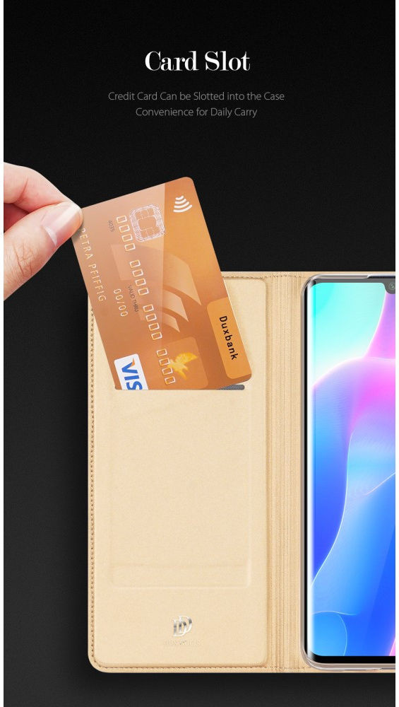 Dux Ducis Skin Pro Series Xiaomi Note 10 Lite Hoesje Portemonnee Blauw afbeelding 20