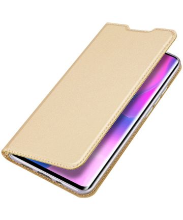 Dux Ducis Skin Pro Series Xiaomi Note 10 Lite Hoesje Portemonnee Goud Hoesjes