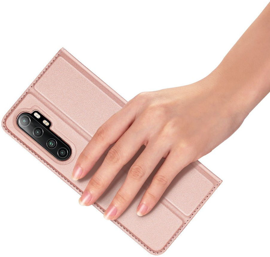 Dux Ducis Skin Pro Series Xiaomi Note 10 Lite Hoesje Portemonnee Roze afbeelding 7