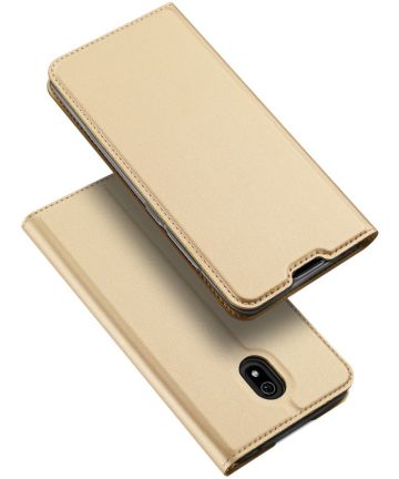 Dux Ducis Skin Pro Series Xiaomi Redmi 8A Hoesje Portemonnee Goud Hoesjes