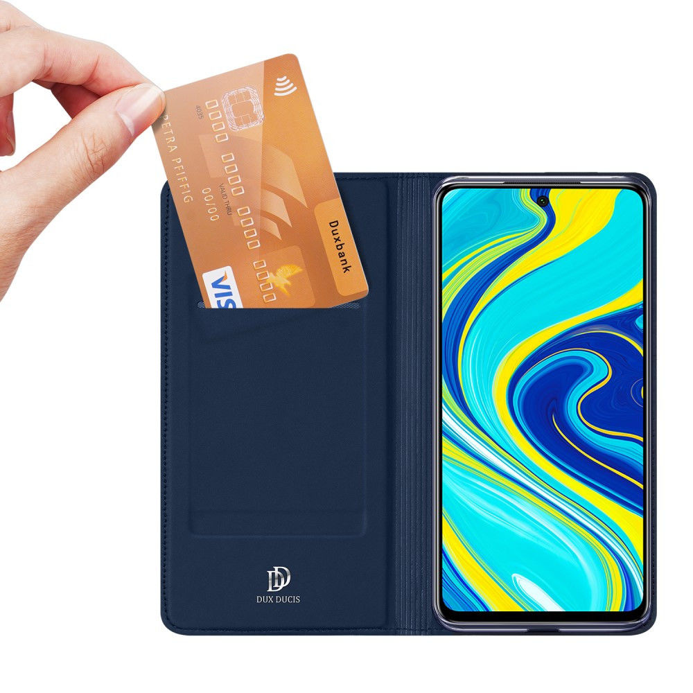 Dux Ducis Skin Pro Series Redmi Note 9S / Note 9 Pro Hoesje Blauw afbeelding 2