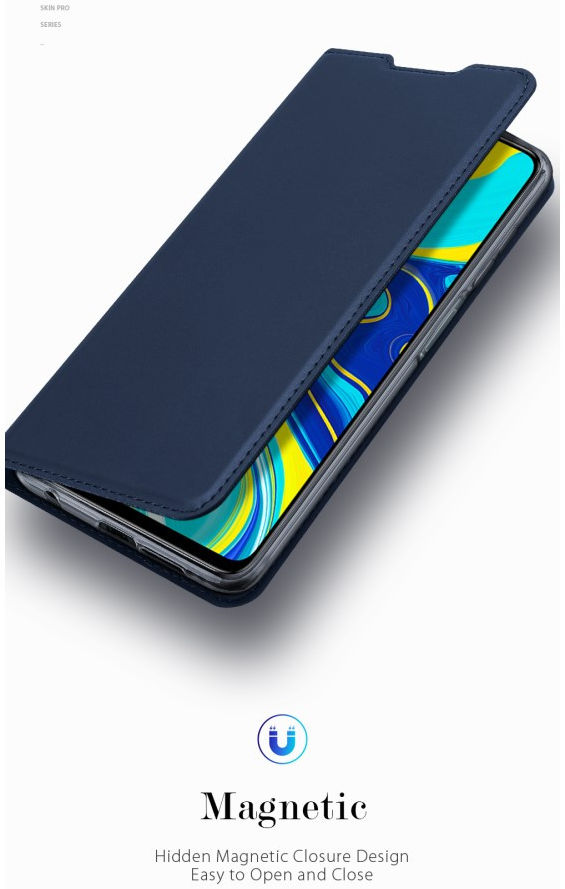 Dux Ducis Skin Pro Series Redmi Note 9S / Note 9 Pro Hoesje Blauw afbeelding 12