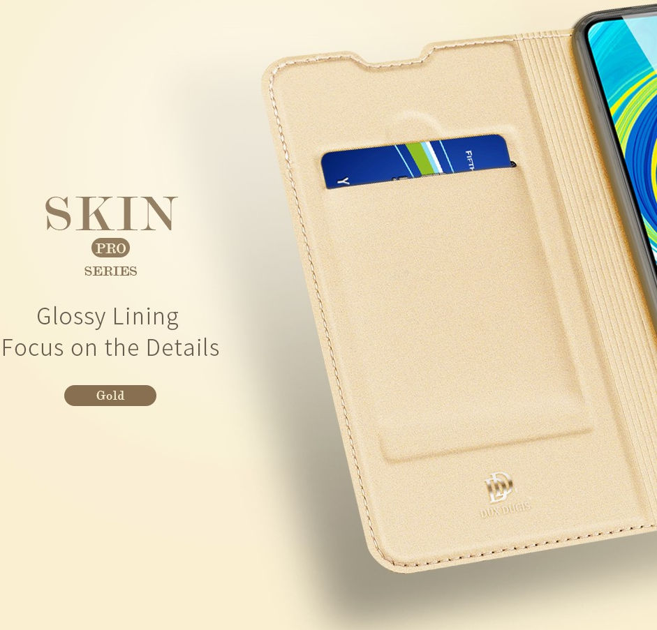 Dux Ducis Skin Pro Series Redmi Note 9S / Note 9 Pro Hoesje Blauw afbeelding 17