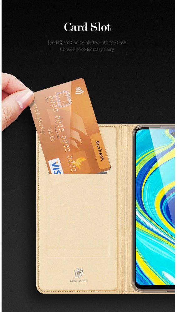 Dux Ducis Skin Pro Series Redmi Note 9S / Note 9 Pro Hoesje Blauw afbeelding 19