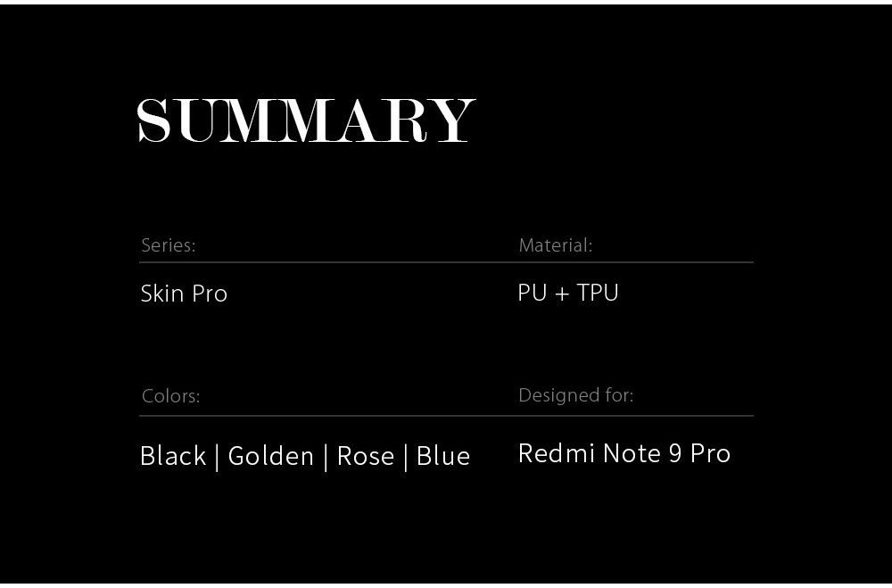 Dux Ducis Skin Pro Series Redmi Note 9S / Note 9 Pro Hoesje Blauw afbeelding 22