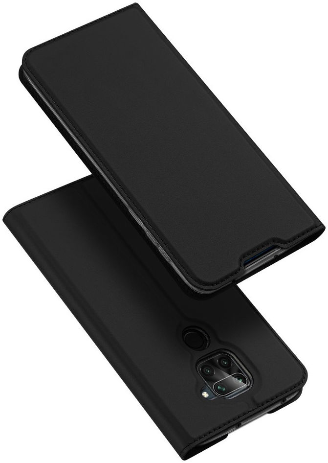 Dux Ducis Skin Pro Series Xiaomi Redmi Note 9 Hoesje Portemonnee Zwart afbeelding 1