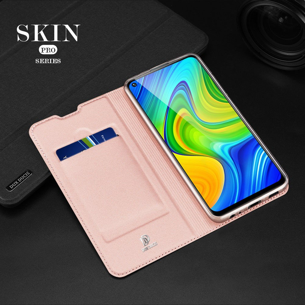 Dux Ducis Skin Pro Series Xiaomi Redmi Note 9 Hoesje Portemonnee Zwart afbeelding 16