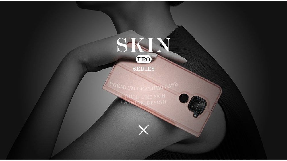 Dux Ducis Skin Pro Series Xiaomi Redmi Note 9 Hoesje Portemonnee Zwart afbeelding 21