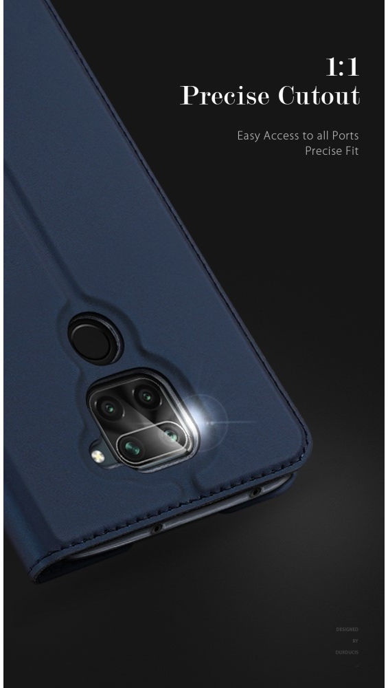Dux Ducis Skin Pro Series Xiaomi Redmi Note 9 Hoesje Portemonnee Zwart afbeelding 22