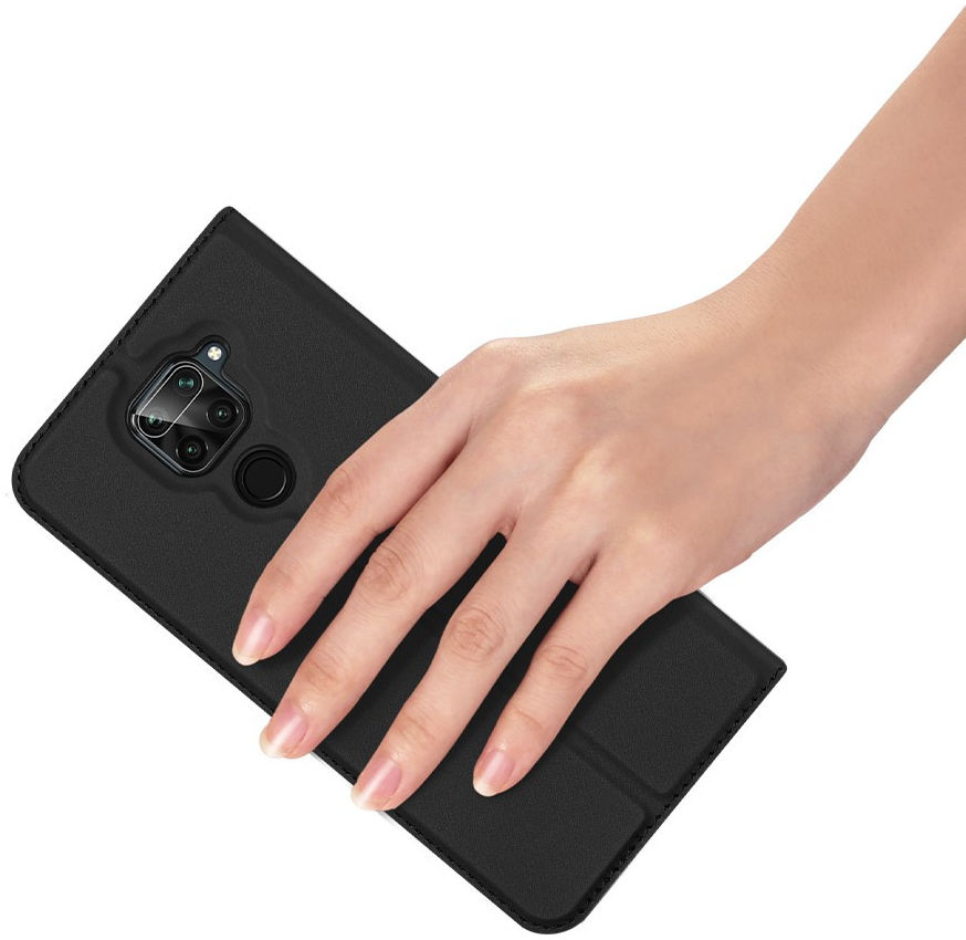 Dux Ducis Skin Pro Series Xiaomi Redmi Note 9 Hoesje Portemonnee Zwart afbeelding 7