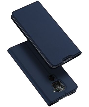 Dux Ducis Skin Pro Series Xiaomi Redmi Note 9 Hoesje Portemonnee Blauw Hoesjes