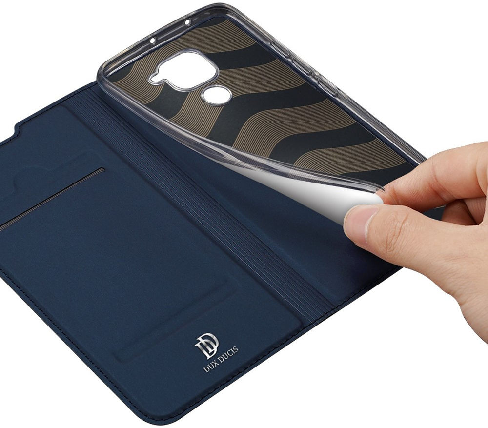 Dux Ducis Skin Pro Series Xiaomi Redmi Note 9 Hoesje Portemonnee Blauw afbeelding 8