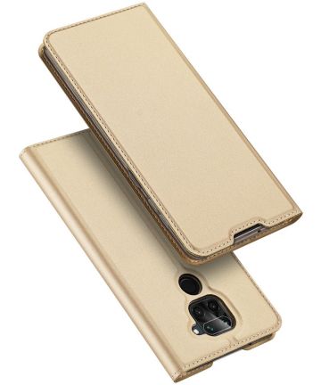 Dux Ducis Skin Pro Series Xiaomi Redmi Note 9 Hoesje Portemonnee Goud Hoesjes