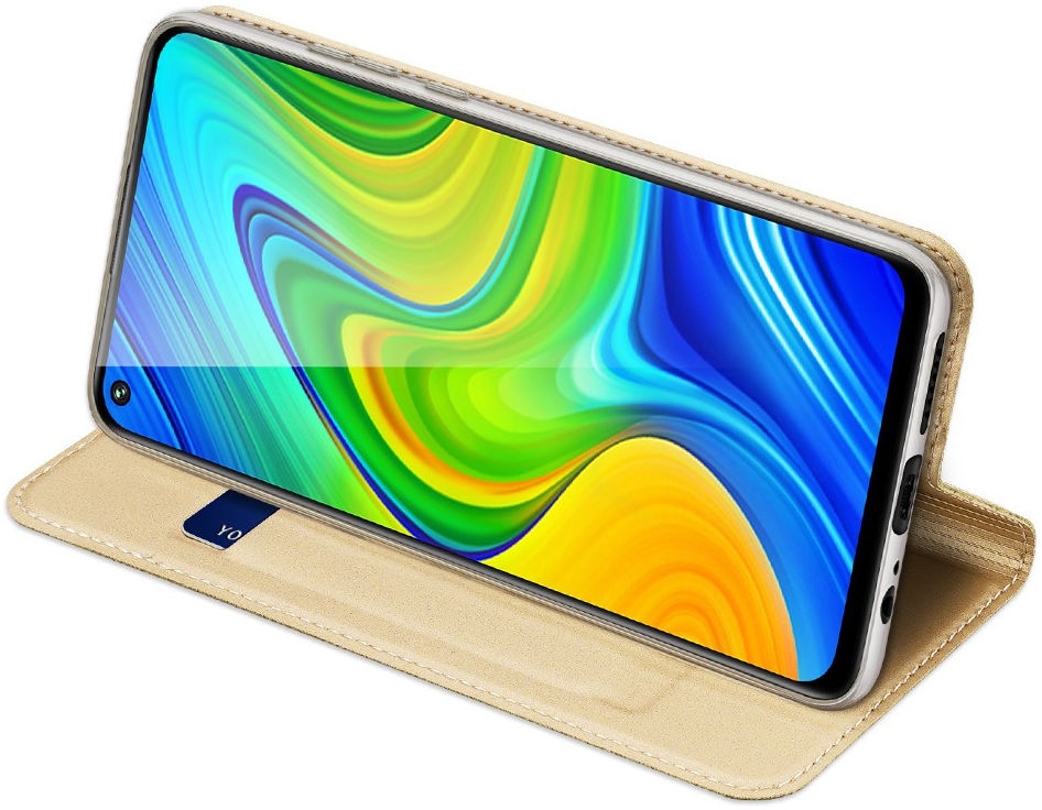 Dux Ducis Skin Pro Series Xiaomi Redmi Note 9 Hoesje Portemonnee Goud afbeelding 6