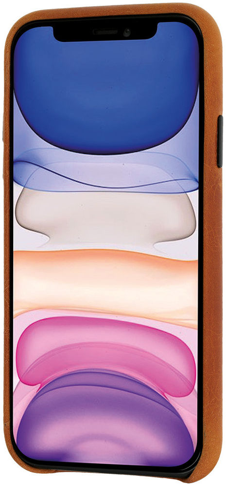 Minim Apple iPhone 11 Hoesje Back Cover Hoesje Cognac afbeelding 3